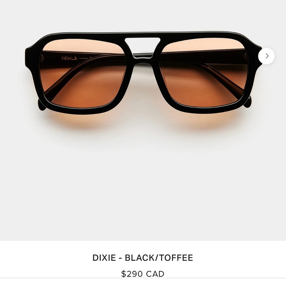 VEHLA DIXIE/BLACK COFFEE SUNGLASSES